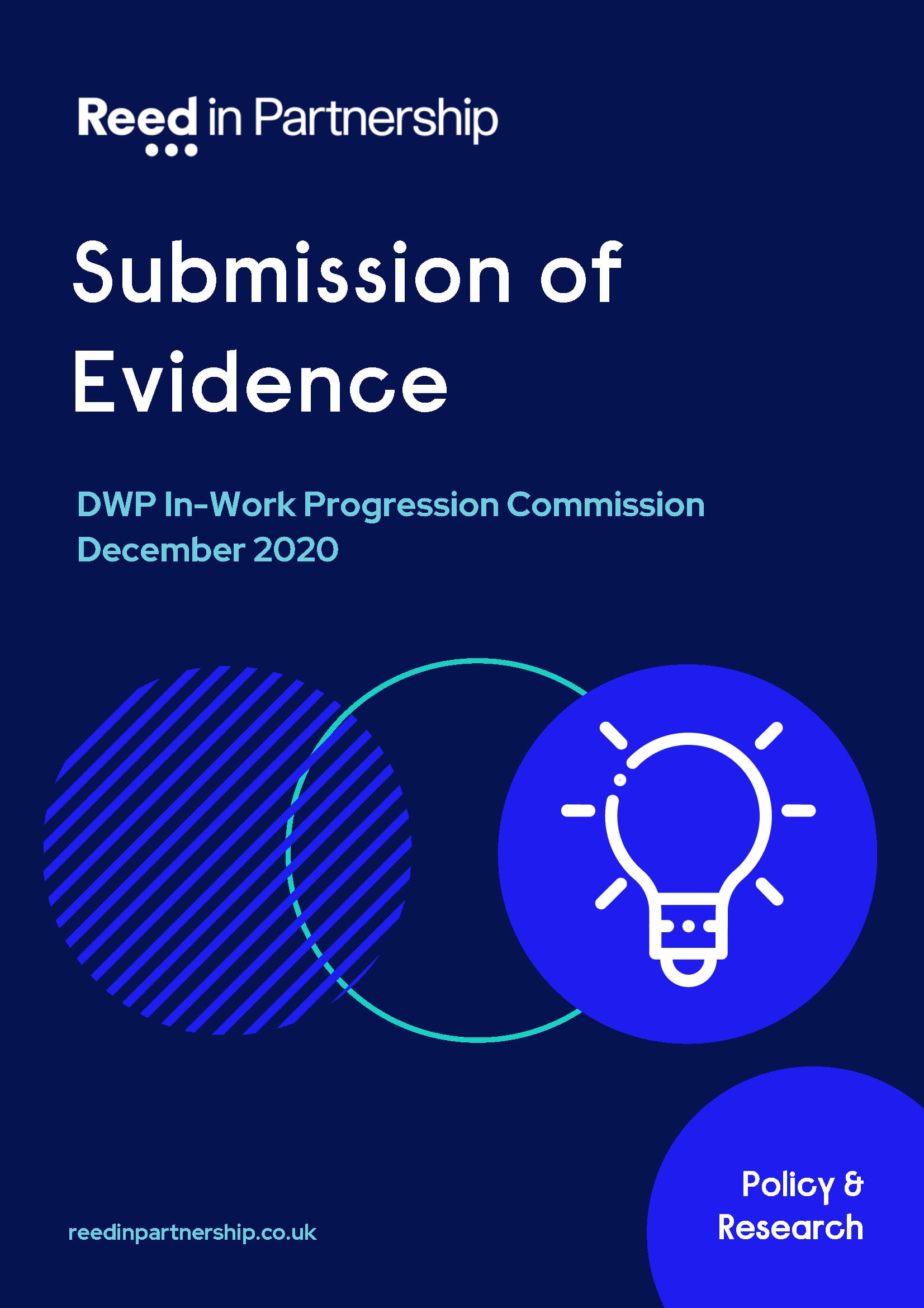 Submission of Evidence - DWP In-Work Progression Commision